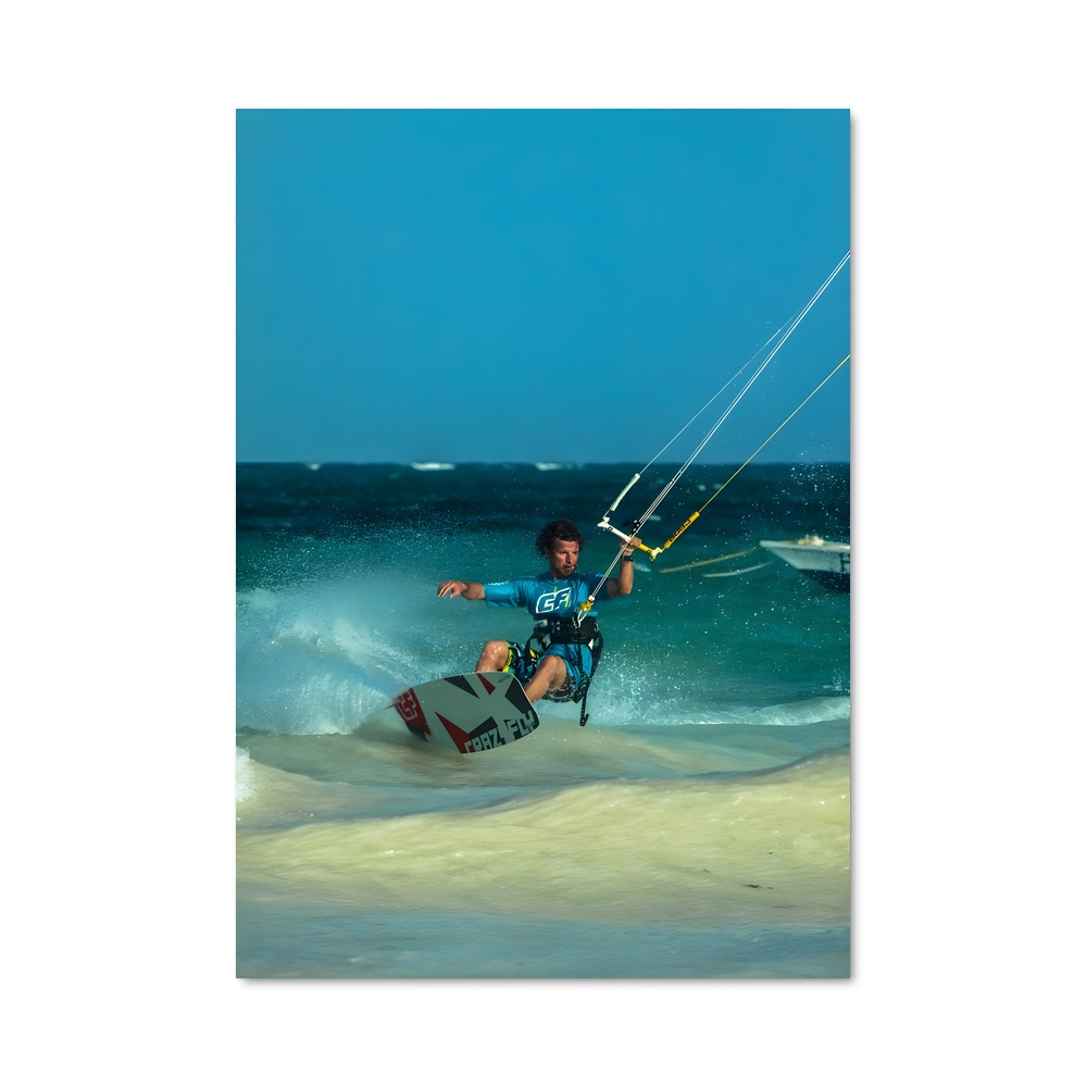 Poster Kitesurfing à Fortaleza